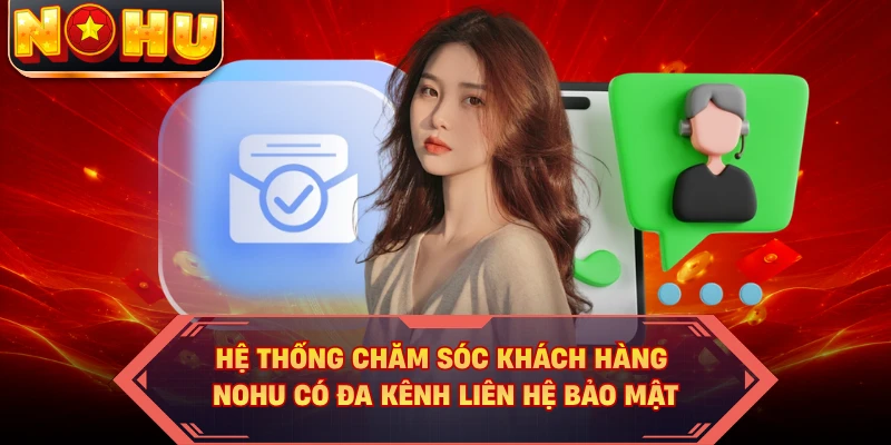 Hệ thống chăm sóc khách hàng NOHU có đa kênh liên hệ bảo mật